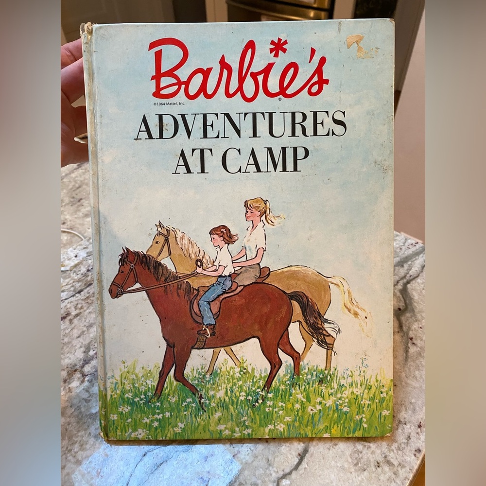 Vintage Barbie's Adventures At Camp
Book 1964